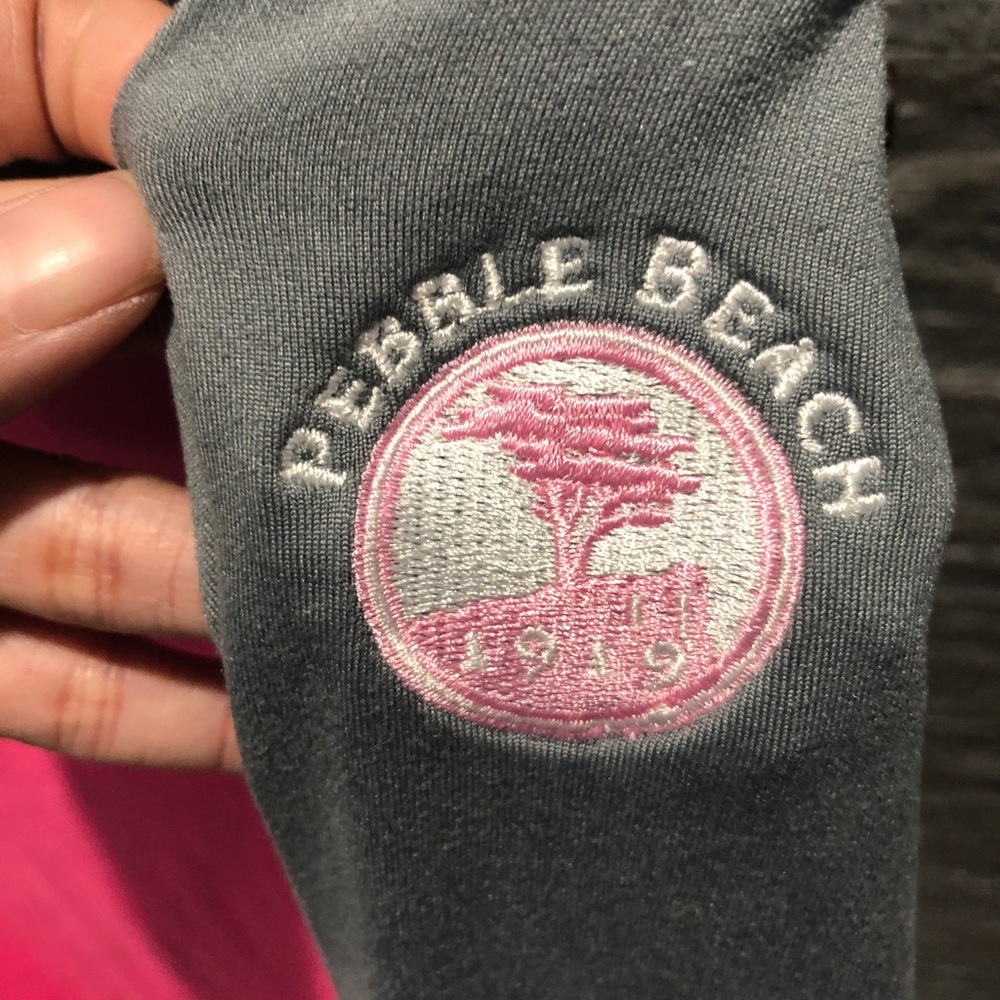 Nike Dri-Fit Half Zip Pebble Beach Long Sleeve - Picture 6 of 10